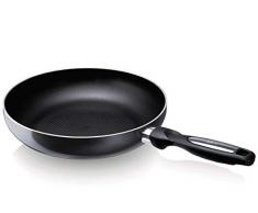 Beka 13077244, Padella per friggere Pro Induc, 24 centimetri, antracite in alluminio, interno rivestito, adatta a tutti i fornelli, induzione incluso.