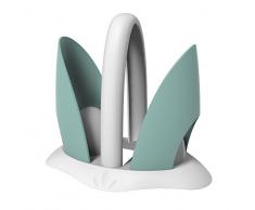 BIESSE Pin-Up PortaBicchieri per Bicchieri Monouso, Verde Acqua, 22.5 x 14 x 23 cm