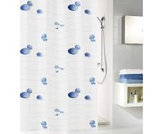 Kleine WolkeTextilgesellschaft mbH & CO kg 5163700305 - Tenda da Doccia Miami, 180 x 200 cm, Colore Blu
