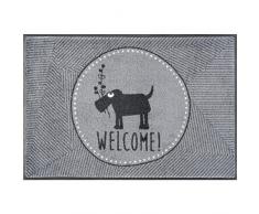 Wash+Dry Herr Just-Welcome Zerbino, Acrilico, Grau, 50 x 75 x 0.9 cm