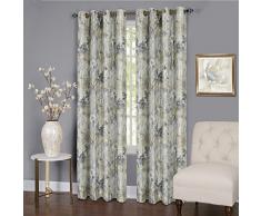 Achim Home Furnishings - Tenda a pannello con occhielli, 50 x 63 cm, colore: Argento