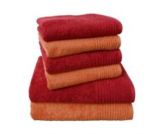 Dyckhoff, Set Asciugamani Brillant, 6 pz, Arancione (Orange)