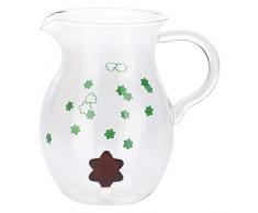 THUN Â® - Caraffa in vetro - LineaDolce Natale - con stella interna - 1,2 lt- h 18 cm