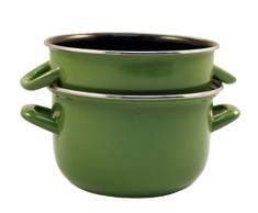 Baumalu 312880 Pentola per cozze 18 cm, Colore: Verde