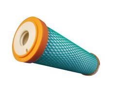 Carbonit Membrana 220ifpultra EV Filtro Acqua Filtro Cartuccia Ultrafiltrazione e combinati, gesinterter Carbone Attivo Mono Block, Colore: Arancione/Verde, 24,7Â x 7Â x 7Â cm