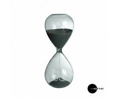 Mascagni Clessidra 30Â Minuti Vetro Grigio 18,5Â x 7Â x 7Â cm
