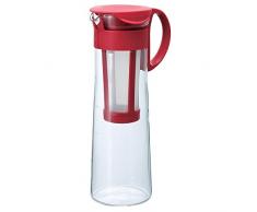HARIO Mizudashi, caffettiera con Estrazione a Freddo, Red, Large