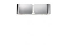 Ideal Lux Clip AP2 Lampada, Small, Cromo, metallo