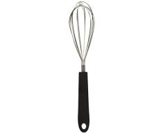 Metaltex Royal - Frusta per Montare a Schiuma, in Acciaio Inossidabile, Impugnatura in Gomma