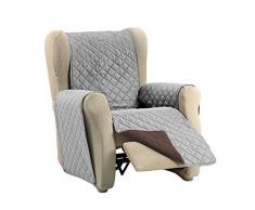 Martina Home Martina - Copridivano Trapuntato Reversibile 1 Posto Grigio/Marrone