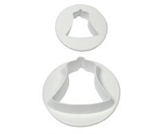 PME Tagliapasta ad Espulsione, Bianco, 2 Pezzi