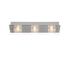 Brilliant, Lampada da parete/soffitto a 3 luci, LED integrato, 5 watt, 420 lumen