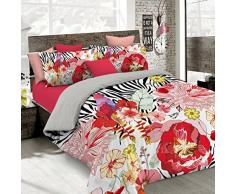 Italian Bed Linen Copripiumino Parure Copri Piumino, Cotone, Kolm03, 250 x 200 cm