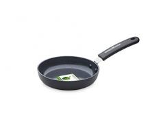 GreenChef Mini Padella Antiaderente Rotondo, Nero, Alluminio, Black, 80 x 132 x 234 cm