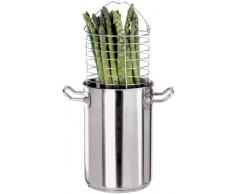 Paderno 12037-16 Pentola Cuociasparagi, in Acciaio Inox, 16 cm