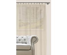 Splendid Collezione DIANA - Tenda con nastro, 300 x 280 cm, colore bianco seta