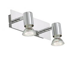 Briloner Leuchten Applique LED GU10, 5 W, Cromo