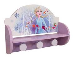 FUN HOUSE 713204 - Mensola Porta Cappotto Disney Frozen per Bambini, Colore: Viola