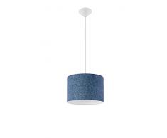 Sollux Lighting - Lampadario a sospensione in plastica, 30 x max. 82 cm, colore: Blu
