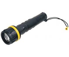 VELAMP IRUB3LED Torcia 3 LED in caucciÃ¹ Iper resitente. con Comodo Laccio. Funziona con 3 Pile D (Non fornite). Super Luminosa, Resistente allAcqua e Urti, Nero
