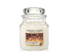 Yankee Candle Candela in Giara Media, All Is Bright
