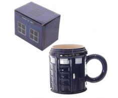 Puckator - Tazza in Ceramica, Motivo: Stazione di Polizia, Ideale per Gli Appassionati di Dr Who