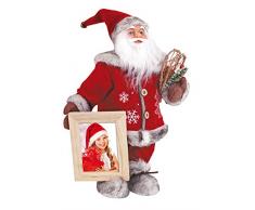 ZEP Portafoto Peluche Babbo Natale Babbo Natale Finland CK477 Addobbi Natalizi
