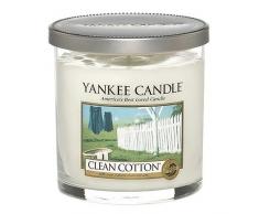 Yankee Candle Candela Piccola Colonna, Cotone Pulito