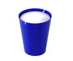 Outlook Design V9G0M00068 Smarty II Bin Cestino per Rifiuti con Coperchio Basculante, Blu