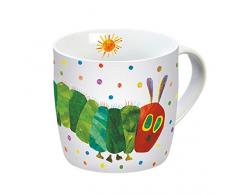 Raupe Nimmersatt 12168 - Tazza in porcellana per bambini, motivo: sole, multicolore
