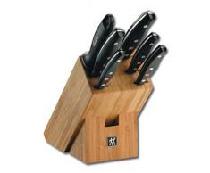 ZWILLING Bamboo Set di Coltelli con Ceppo 7Pezzi, Rame, bambÃ¹, 7 Pezzi
