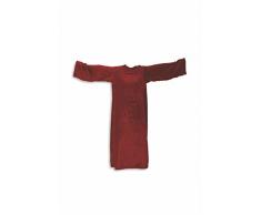Galileo Casa 2418363 Coperta Flannel con Maniche, 300 gsm, Fleece, Rosso, Singolo