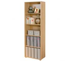 Dim: 105x33x108 h cm Mat: Nobilitato. Col: Rovere Libreria Capri C9 13Casa