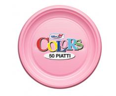 Piatti Dessert X 50 Rosa
