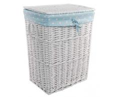 dvier vwwk 23wrt della Biancheria B Cestino, Cestino, Bianco, 40Â x 30Â x 54Â cm