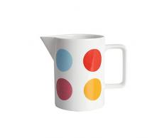 Fairmont & Main - Caraffa da Cucina in Porcellana vetrificata, 650 ml, variopinta