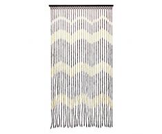 JVL - Provenza in Legno da Appendere in Rilievo Porta Waves Tenda Display, Multicolore, 90 x 180 cm