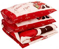 Catherine Lansfield Retro Santa - Biancheria da letto, Piumone, King Size