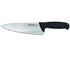Sanelli Ambrogio Supra Trinciante Cuoco, Coltello con Manico Ergonomico in Polipropilene Nero, Acciaio Inossidabile, Grigio, Cm 21