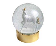 Talking Tables Nos Encanta unicorni unicorno Snowglobe per feste bambini, regali e decorazioni per la casa,
