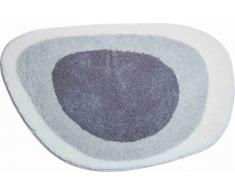 Grund Lake Tappeto per Il Bagno, Poliacrilico EXTRASOFT, Grigio Argento, 70 x 105 cm