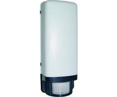 Smartwares 10.020.76 Applique da Esterno con Sensore di Movimento, Plastica, Grigio, halogen, elettrico