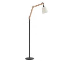 Trio Leuchten Trio 407700114 Lampada a Stelo, Legno, 40x23x160 cm, 230 Volt, Marrone E14