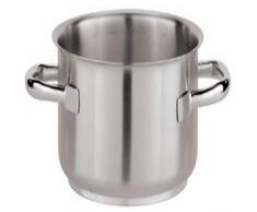 PADERNO 11010-24 Casseruola Mezza Alta, Due Maniglie, in Acciaio Inox, 24 cm