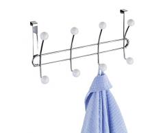 WENKO Attaccapanni sopraporta Lissa, Acciaio, 35 x 18 x 6.5 cm, Cromo