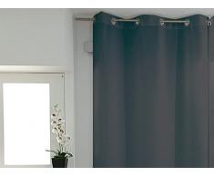 Soleil docre 032233 Tenda in tinta unita con occhielli 140 x 180 cm ALIX antracite