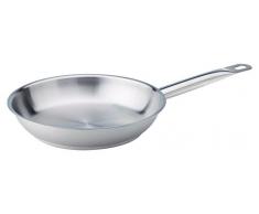 Pentole Agnelli Linea Acciaio Padella con Manico, 32 cm