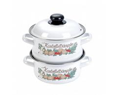 Testrut 220082 Pentola a Vapore per Le Patate, 16 cm, Decorazione: Patate