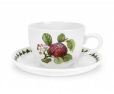 Pomona 0,50 Litri Jumbo Tazza e piattino, Set di 6, Multi-Colore