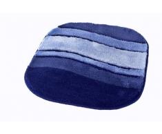 Kleine Wolke Tappeto da Bagno Serie Siesta, Poliacrilico, Sorrento-Azurblau, 55 x 65 cm